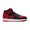 AIR JORDAN 1 MID SS GS 'BLACK + RED = BRED'