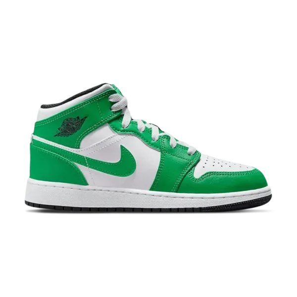 Air Jordan 1 Mid GS 'Lucky Green'