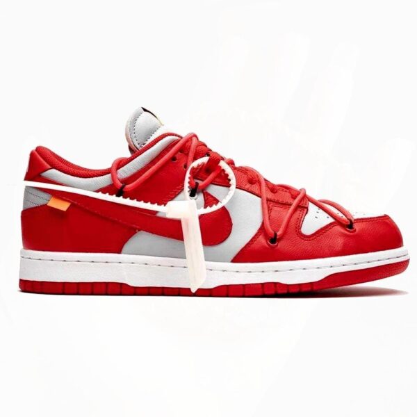 OFF-WHITE X NIKE DUNK LOW 'UNIVERSITY RED'