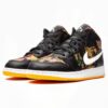 Air Jordan 1 Mid GS 'Black Laser Orange'