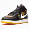 Air Jordan 1 Mid GS 'Black Laser Orange'