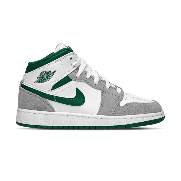 Air Jordan 1 Mid GS 'Green Grey'