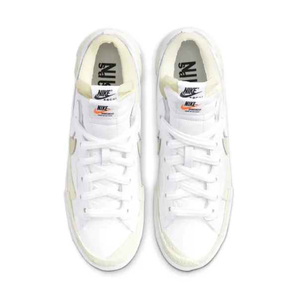 Kaws x sacai x Blazer Low 'White Patent'