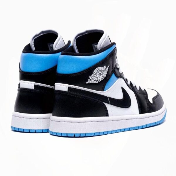 NIKE AIR JORDAN 1 MID ROYAL BLACK BLUE