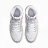 AIR JORDAN 1 MID SE WMNS 'WHITE LIGHT IRON ORE'