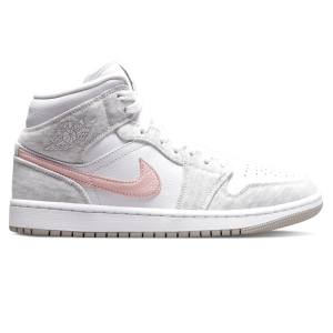 AIR JORDAN 1 MID SE WMNS 'WHITE LIGHT IRON ORE'