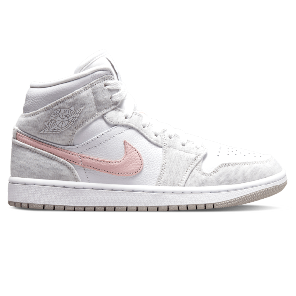 AIR JORDAN 1 MID SE WMNS 'WHITE LIGHT IRON ORE'