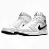 AIR JORDAN 1 MID WMNS 'LIGHT SMOKE GREY'