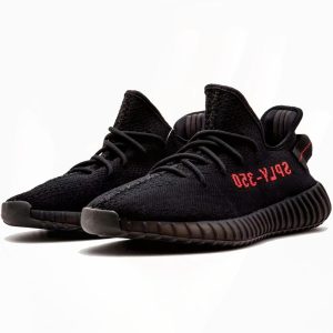 Adidas Originals Yeezy Boost 350 'Bred' / Core Black Red