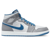 Air Jordan 1 Mid 'Cement True Blue'