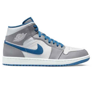 Air Jordan 1 Mid 'Cement True Blue'