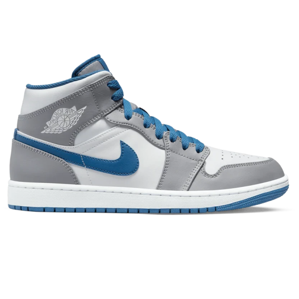 Air Jordan 1 Mid 'Cement True Blue'