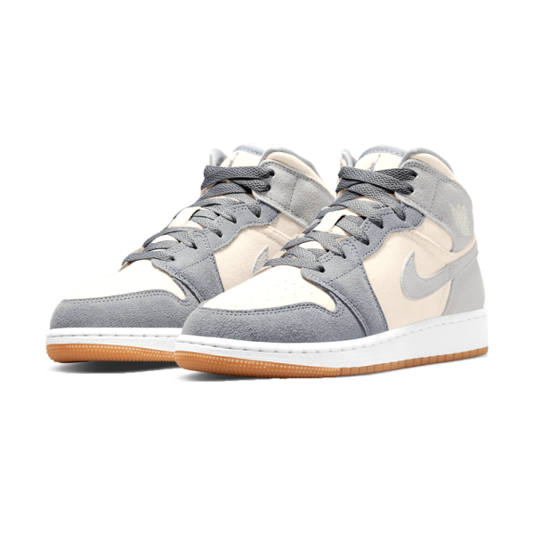 Air Jordan 1 Mid 'Coconut Milk Particle Grey'