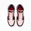 Air Jordan 1 Mid GS 'Black Pink Crimson'