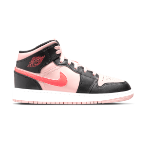 Air Jordan 1 Mid GS 'Black Pink Crimson'