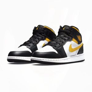 Air Jordan 1 Mid GS 'Black University Gold'