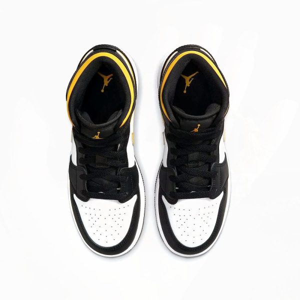 Air Jordan 1 Mid GS 'Black University Gold'