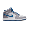 Air Jordan 1 Mid GS 'Cement True Blue'