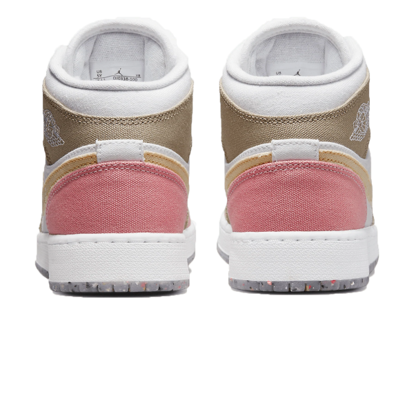 Air Jordan 1 Mid GS 'Pink Tan'