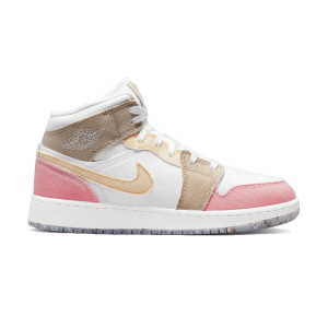 Air Jordan 1 Mid GS 'Pink Tan'