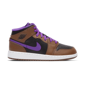 Air Jordan 1 Mid GS 'Purple Mocha'