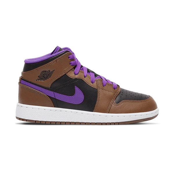 Air Jordan 1 Mid GS 'Purple Mocha'