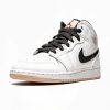 Air Jordan 1 Mid GS 'White Arctic Orange'