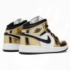 Air Jordan 1 Mid SE GS 'Metallic Gold'