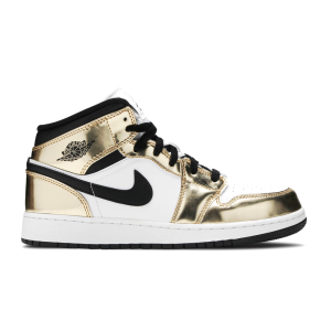 Air Jordan 1 Mid SE GS 'Metallic Gold'