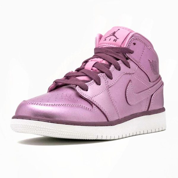 Air Jordan 1 Mid SE GS 'Pink Rose'