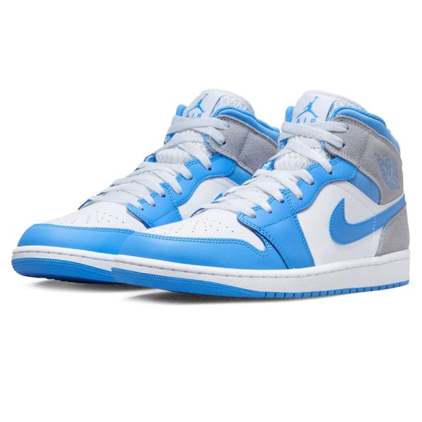 Air Jordan 1 Mid 'University Blue Grey'