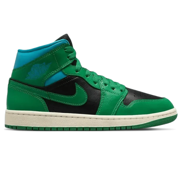 Air Jordan 1 Mid Wmns 'Lucky Green Aquatone'