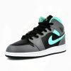 JORDAN 1 MID ‘GREY AQUA’