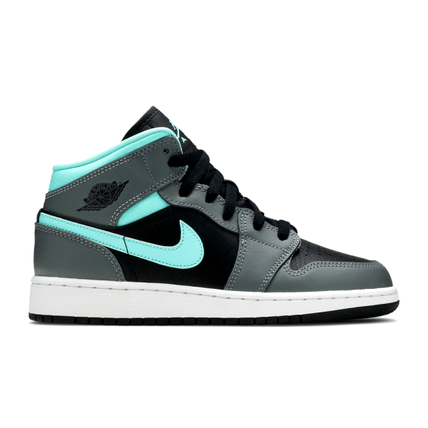 JORDAN 1 MID ‘GREY AQUA’