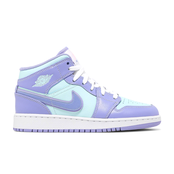 JORDAN 1 MID PURPLE AQUA