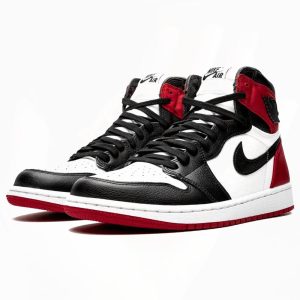 JORDAN 1 RETRO HIGH WMNS 'SATIN BLACK TOE'