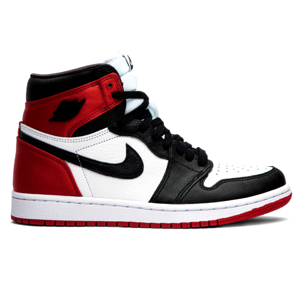 JORDAN 1 RETRO HIGH WMNS 'SATIN BLACK TOE'