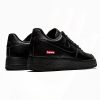 NIKE AIR FORCE 1 SUPREME BLACK