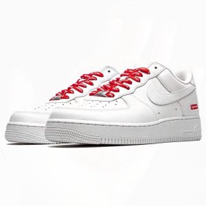 NIKE AIR FORCE 1 SUPREME WHITE