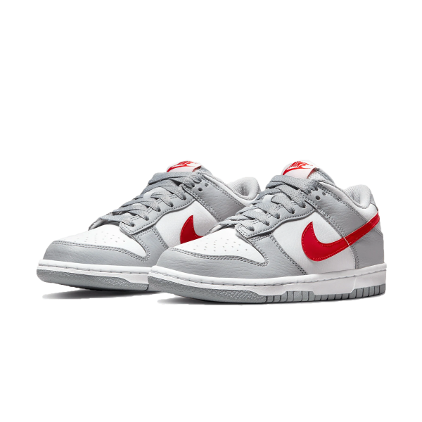 NIKE DUNK LOW GS 'GREY RED'