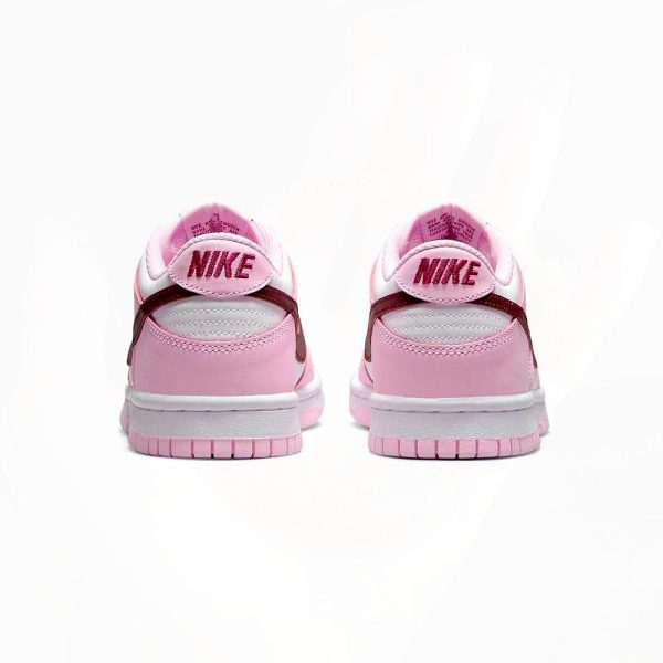 NIKE DUNK LOW PINK RED WHITE