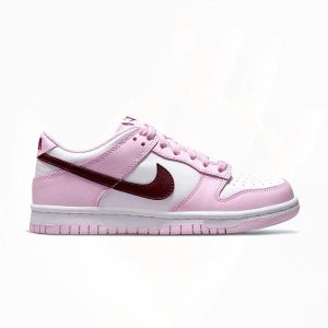 NIKE DUNK LOW PINK RED WHITE