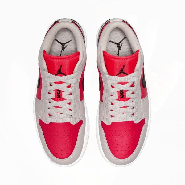 Nike Air Jordan 1 Low ‘Light Iron Ore Siren Red'