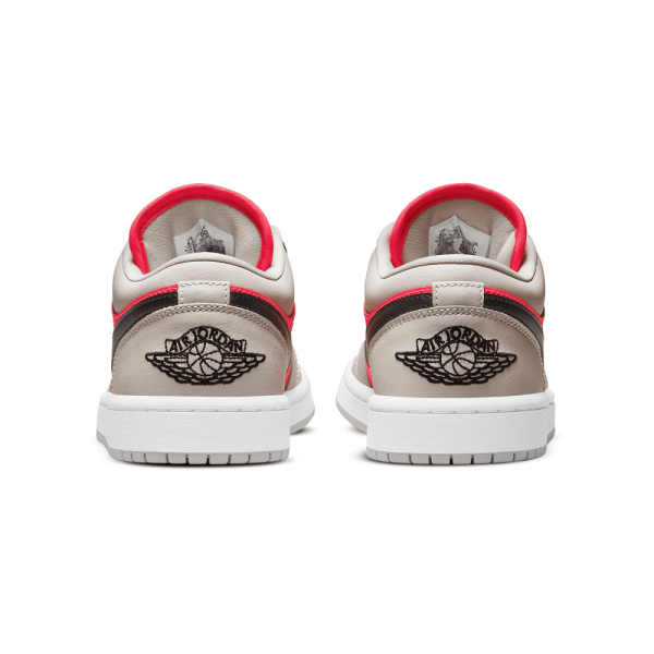 Nike Air Jordan 1 Low ‘Light Iron Ore Siren Red'