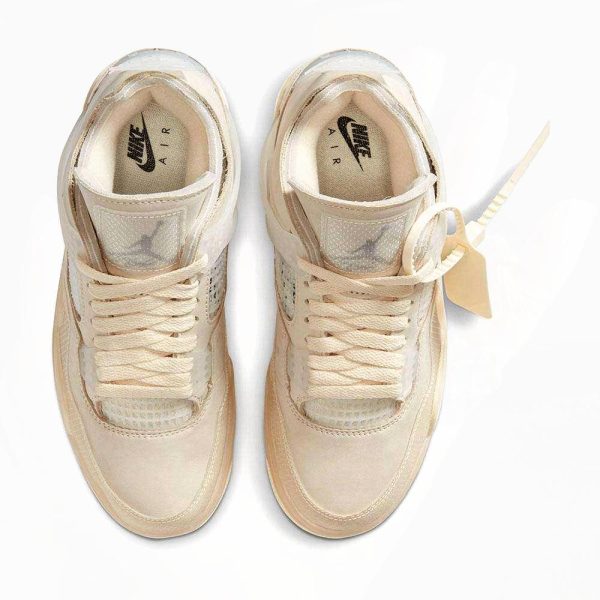 OFF-WHITE X WMNS AIR JORDAN 4  'SAIL'