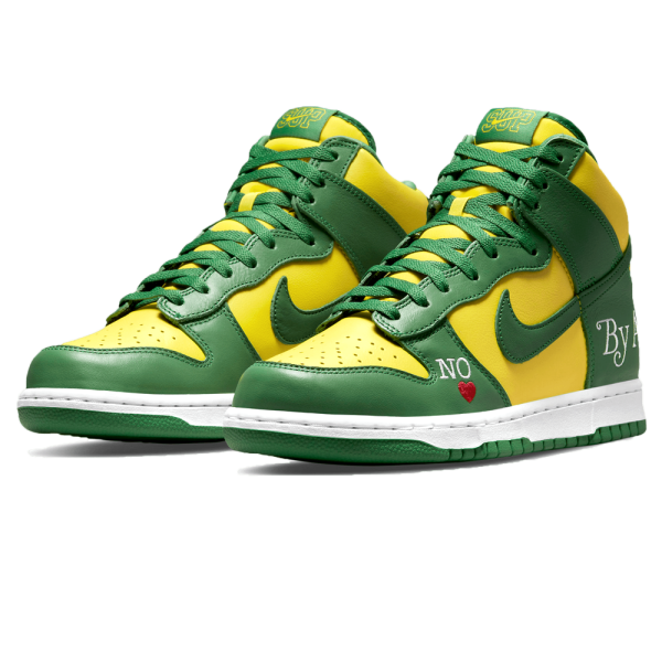 SUPREME X NIKE DUNK HIGH SB 'BY ANY MEANS - BRAZIL'