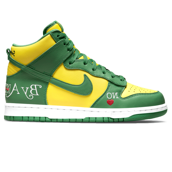 SUPREME X NIKE DUNK HIGH SB 'BY ANY MEANS - BRAZIL'